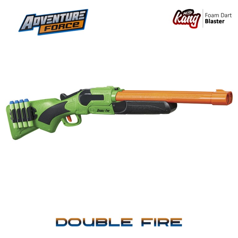 Súng Adventure Force Double Fire - Kang Nerf - Súng đồ chơi đạn xốp ...